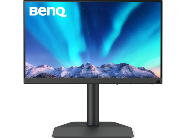 Монитори BenQ SW272U + Fury Gaming Chair Avenger M+ Black-White