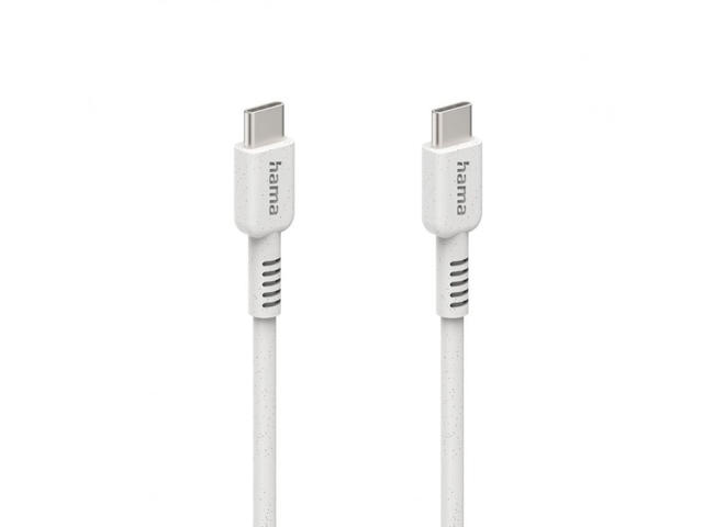 Кабели и Адаптери Hama кабел за зареждане "Eco", USB-C - USB-C, 1 м, черен