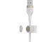 Кабели и Адаптери Belkin BoostCharge Pro Flex USB-A кабел с Lightning конектор, 3 метра, бял