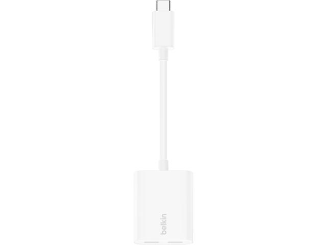 Кабели и Адаптери Belkin RockStar™ USB-C Audio + Charge Adapter, White
