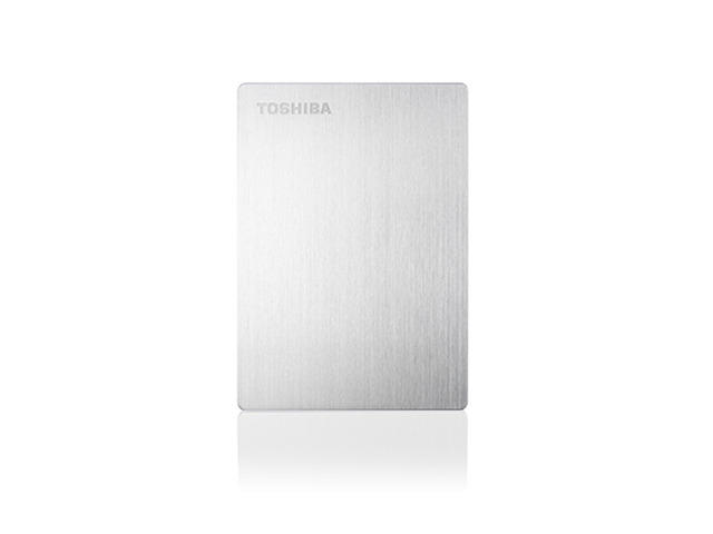 Външни HDD 1TB Toshiba STOR.E SLIM, сребрист
