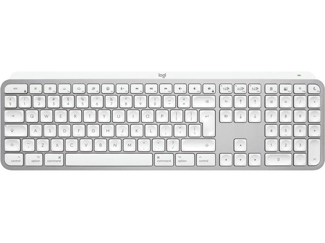 Клавиатури Logitech MX Keys S for Mac, US, Pale Grey