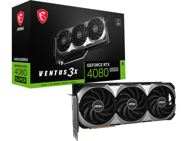 Видео карти MSI GeForce RTX 4080 SUPER 16G VENTUS 3X