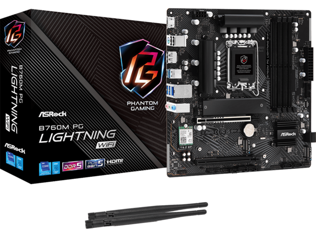 Дънни платки ASRock B760M PG Lightning WiFi