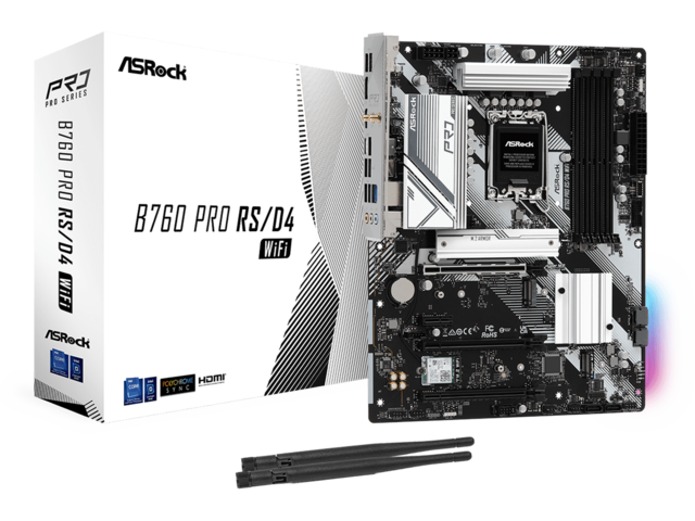 Дънни платки ASRock B760 Pro RS/D4 WiFi