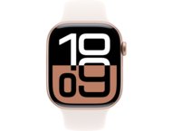 Смарт часовници Apple Watch Series 10 GPS 46mm Rose Gold Aluminium Case with Light Blush Sport Band - S/M