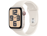 Смарт часовници Apple Watch SE 2 GPS + Cellular 44mm Starlight Aluminium Case with Starlight Sport Band - M/L