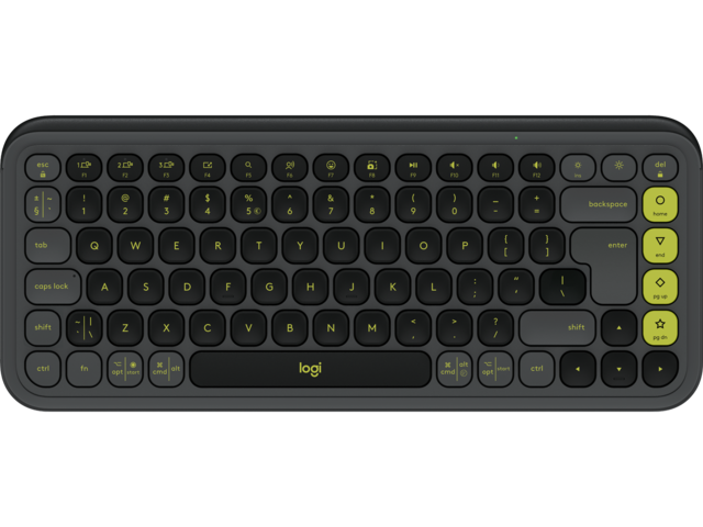 Клавиатури Logitech Pop Icon Keys - Graphite & Green US INT'L