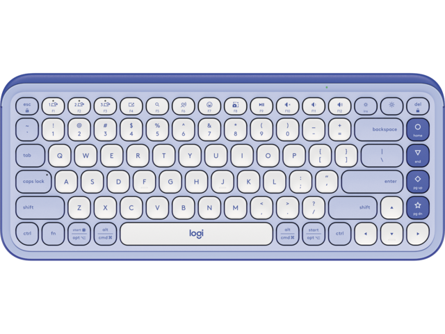 Клавиатури Logitech Pop Icon Keys - Lilac & Off White US INT'L