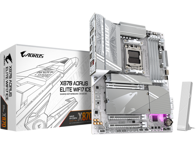 Дънни платки GIGABYTE X870 AORUS ELITE WIFI7 ICE