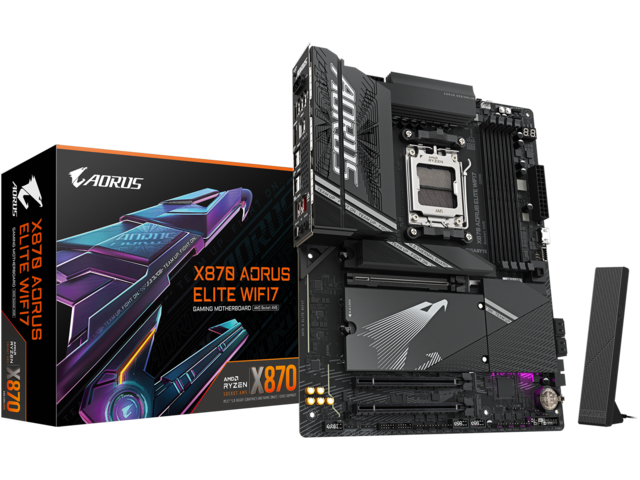 Дънни платки GIGABYTE X870 AORUS ELITE WIFI7