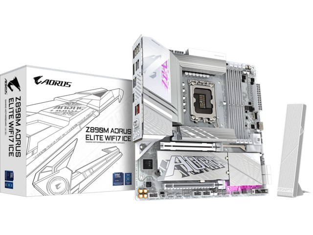 Дънни платки GIGABYTE Z890M AORUS ELITE WIFI7 ICE