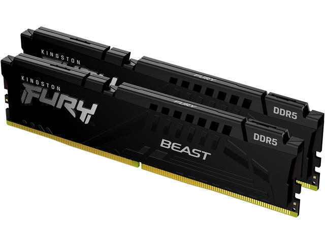 Оперативна памет 16GB (2x8GB) DDR5 6000 MT/s Kingston FURY Beast Black XMP