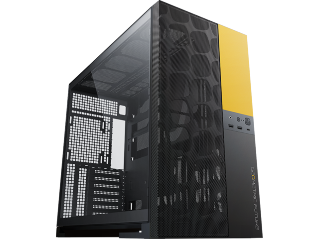 Кутии Geometric Future Model 5 Vent Black/Yellow