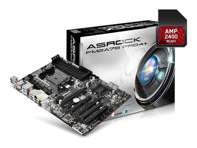 Дънни платки ASRock FM2A78 Pro4+