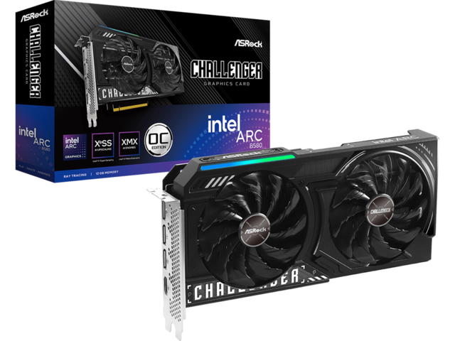 Видео карти ASRock Intel Arc B580 Challenger 12GB OC