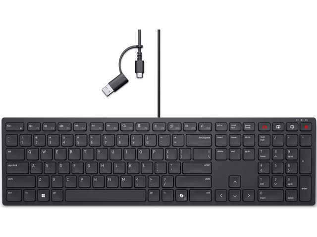 Клавиатури Dell Wired Collaboration Keyboard - KB525C - US International (QWERTY)