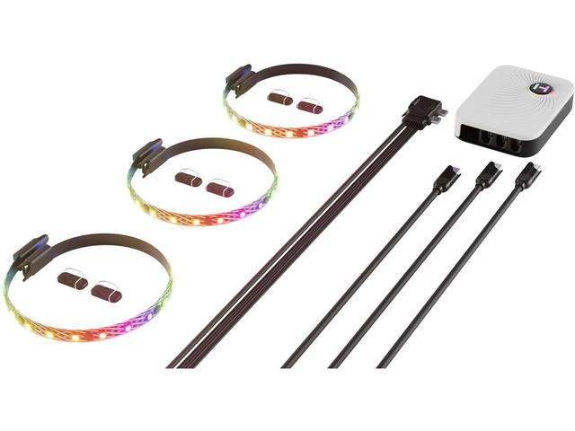 LED осветление HYTE LS10 - Комплект от 3 броя RGB ленти, с NP50 контролер