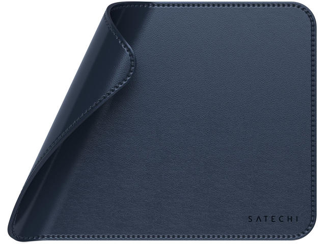 Падове Satechi Vegan-Leather Premium Desk Mat - Blue, Small