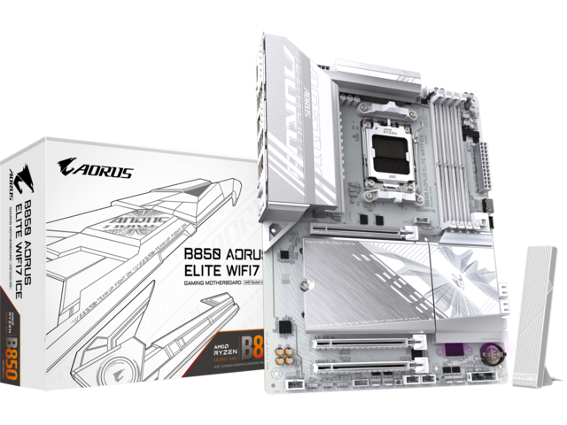 Дънни платки GIGABYTE B850 AORUS ELITE WIFI7 ICE