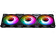 Вентилатори Phanteks M25-120 Gen2 PWM D-RGB Reverse Blade Black Triple Pack