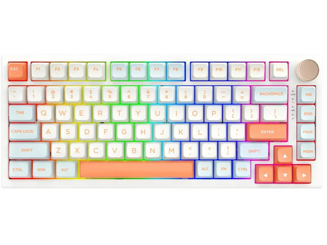 Клавиатури VGN N75 PRO Jelly Orange - Azure Switches, RGB