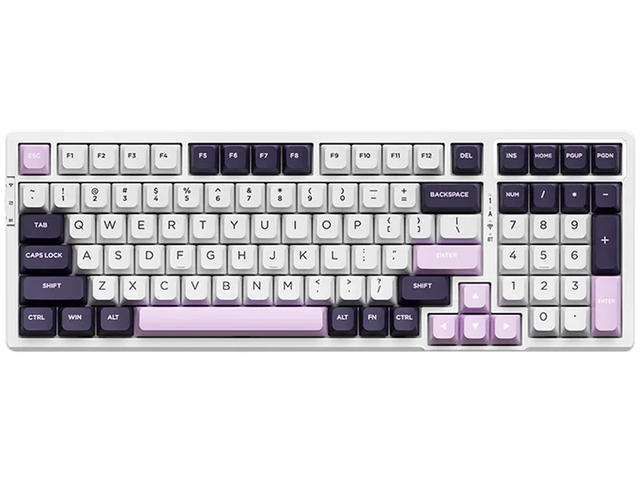 Клавиатури VGN V98 PRO V2 Black Currant - Kailh Vaporwave Switches, RGB