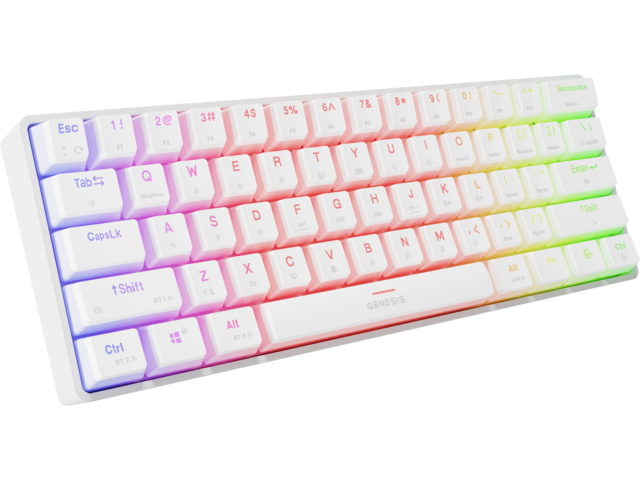 Клавиатури Genesis Thor 660 G2 Wireless, Gateron Brown Switch, White