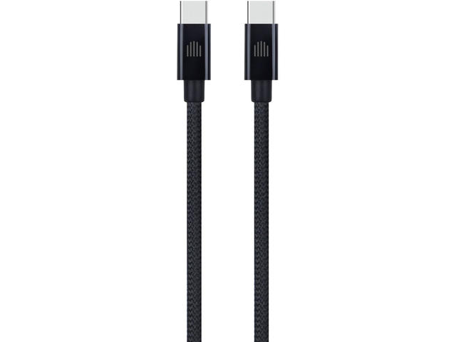 Кабели и Адаптери Dviced Cable USB-C to USB-C Nylon Textile 1,25m - Black