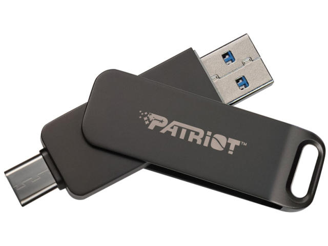 USB памети 128GB Patriot Rage R550 USB 3.2 Gen 1 Type A+C