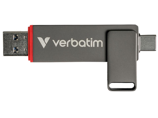 USB памети 256GB Verbatim Dual QuickStick USB-C & USB-A USB 3.2 Gen 1