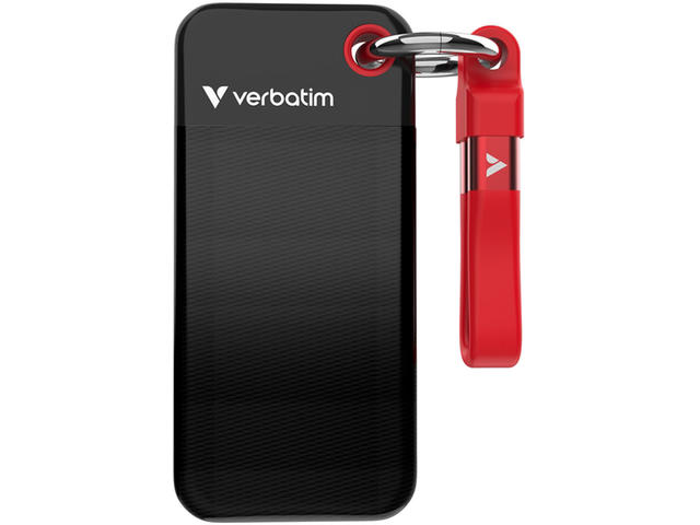 Външни SSD 1TB Verbatim Pocket SSD Black/Red