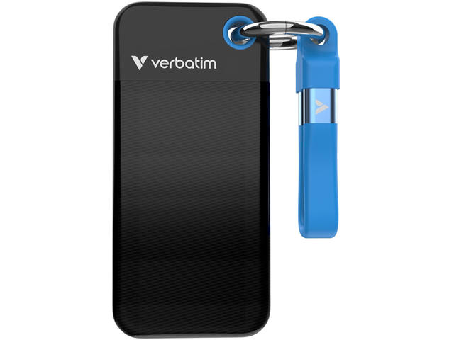 Външни SSD 2TB Verbatim Pocket SSD Black/Blue