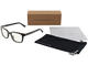 Компютърни очила GUNNAR Muir Ebony (wood), Clear Pro
