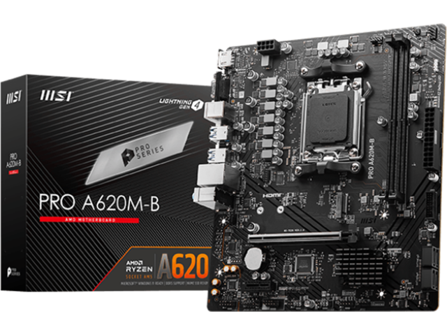 Дънни платки MSI PRO A620M-B