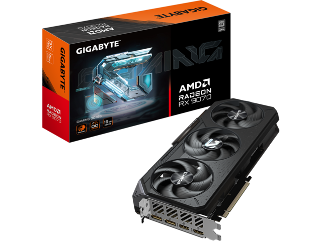 Видео карти GIGABYTE Radeon RX 9070 GAMING OC 16G
