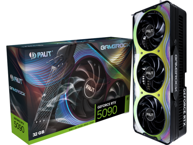 Видео карти Palit GeForce RTX 5090 GameRock 32GB