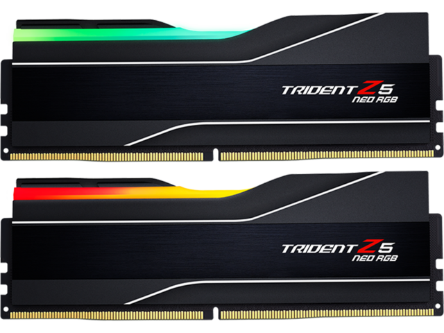 Оперативна памет 32GB (2x16GB) DDR5 6000 MT/s CL26 G.SKILL Trident Z5 Neo RGB Black