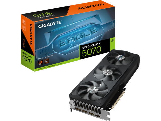 Видео карти GIGABYTE GeForce RTX 5070 EAGLE OC SFF 12G