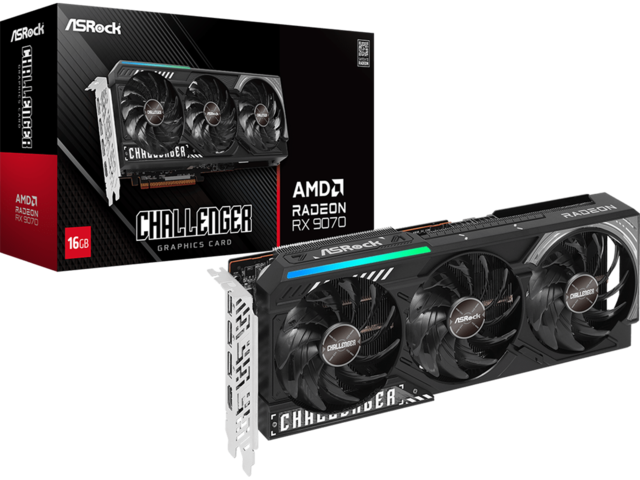 Видео карти ASRock AMD Radeon RX 9070 Challenger 16GB