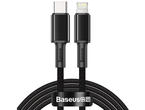 Кабели и Адаптери Baseus High Density USB Type-C към Lightning PD 20W, 2м, черен