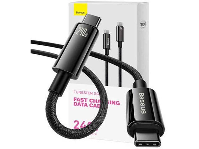 Кабели и Адаптери Baseus Tungsten Gold 240W CAWJ040101