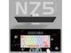 Клавиатури VGN N75 Wired Mechanical Keyboard, Jelly Orange, Power Silver суич