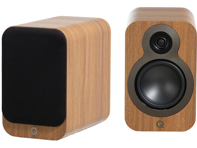 Колони Q Acoustics 3030c - светло кафяви