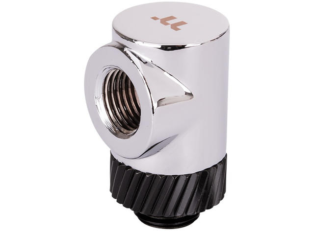 Фитинги Thermaltake Pacific SF 90 Degree Adapter – Silver Black