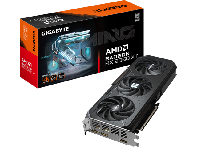 Видео карти GIGABYTE Radeon RX 9060 XT GAMING OC 16G