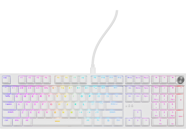 Клавиатури Genesis Thor 404 Gateron Yellow Pro, US Layout, White 