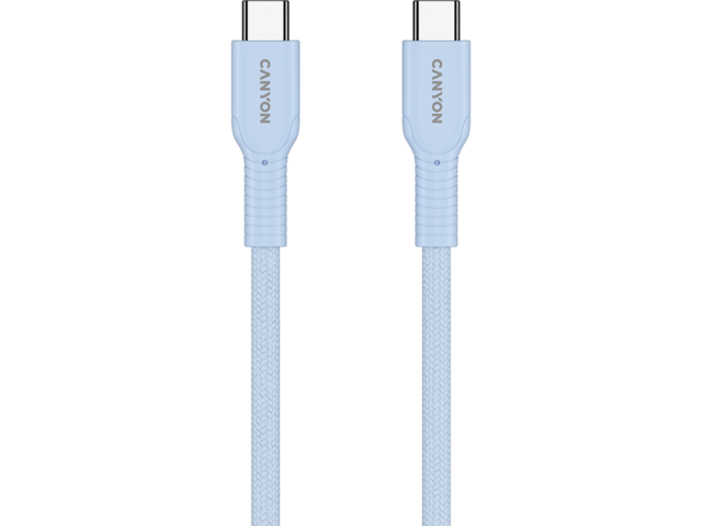 Кабели и Адаптери Canyon Charge & Sync Cable OnWire 60CL , Light Blue
