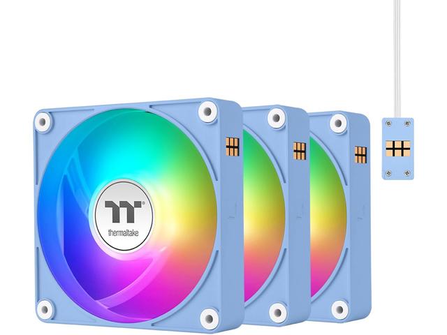 Вентилатори Thermaltake CT140 EX Reverse ARGB Sync Hydrangea Blue 3-Fan Pack