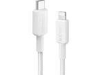 Кабели и Адаптери Anker 322 PowerLine USB C to Lightning Cable 0.9m 60W Cable A81B5, White